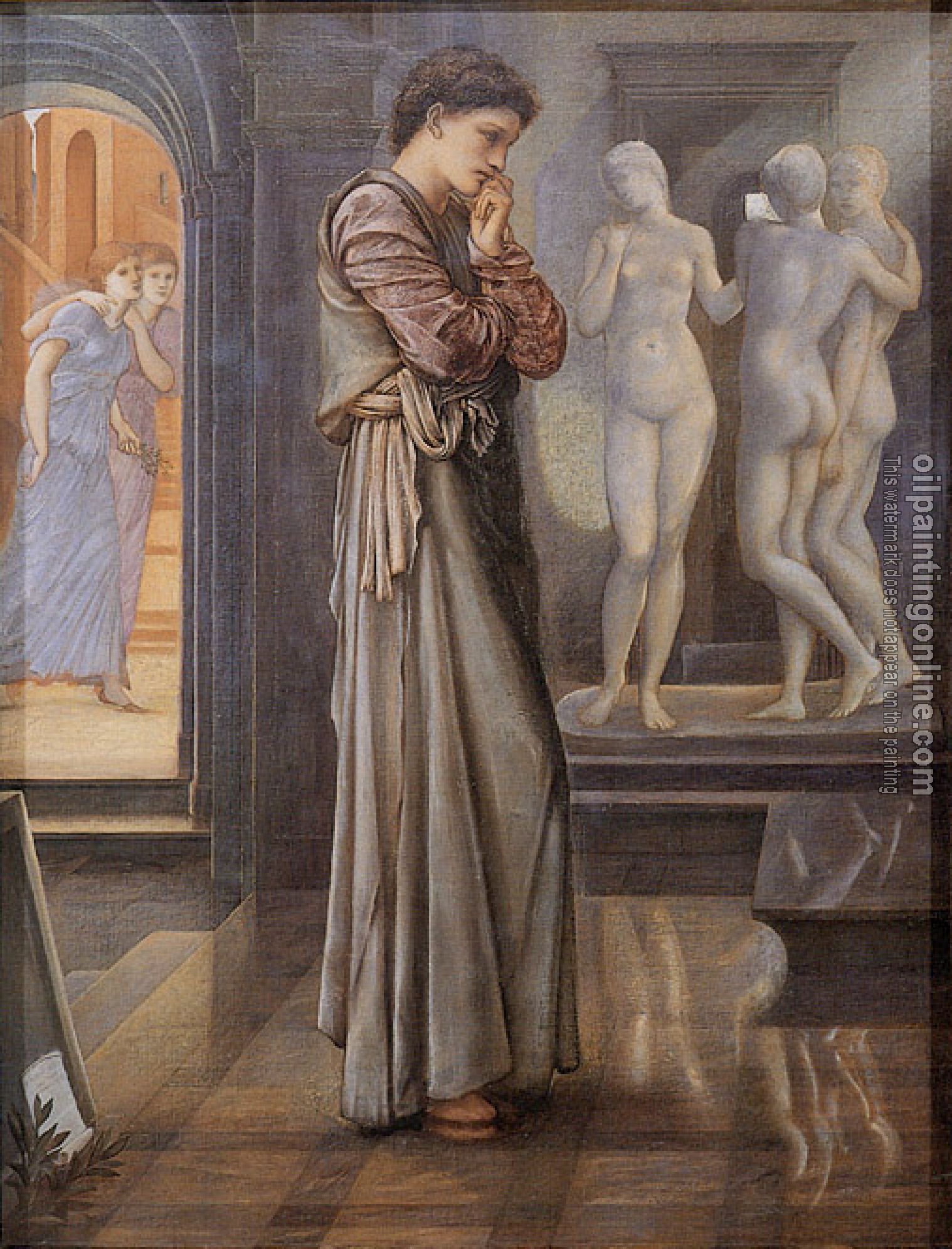 Burne-Jones, Sir Edward Coley - Pygmalion and the Image 1 The Heart Desires